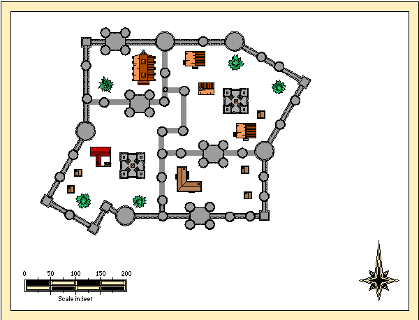 large map of Castle C, 600 x 458